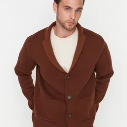 Trendyol Lapel Collar Cardigan Sweater-image-27
