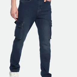 Dennis Lingo Men Straight Fit Light Fade Clean Look Stretchable Jeans image 2