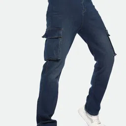 Dennis Lingo Men Straight Fit Light Fade Clean Look Stretchable Jeans image 5