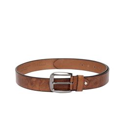 Teakwood Leathers Men Tan Textured Leather Belt-picture-3