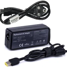 Laplogix 65W 20V 3.25A USB Type Pin Laptop Charger For Lenovo essential G510 65 W Adapter image 1