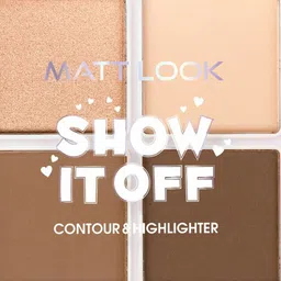 MATTLOOK Show it off Contour & Highlighter Palette - Sand 01 image 2