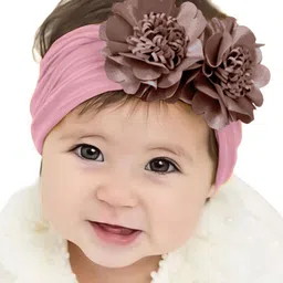 SYGA Girls Lightweight Stretchable Flower Bow Headband-image-3