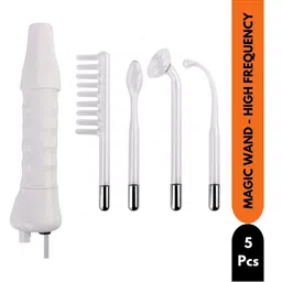 House of Beauty 5 Pieces White Solid High Frequency Wand-image-47