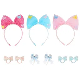 HAIR DRAMA CO. Kids Girls Set Of 9 Embellished Hair Accessory Set of-picture-19