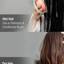 Kuber Industries Set Of 2 Hair Massager Shampoo Brush For Dandruff - Pink & Blue image 5