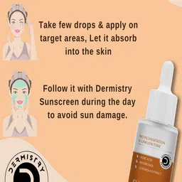 Vigini Dermistry Skin Perfecting Face Serum with Kojic Acid & Gotukola - 30 ml image 3