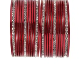 NMII Set Of 26 Textured & Crystal-Studded Crystals Bangles-picture-29