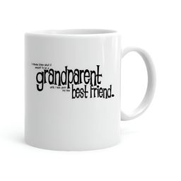 Khakee White & Black Printed Ceramic Glossy Mug 325 ml-picture-28