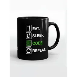 SUBLIKRAFT Black & White Printed Ceramic Matte Mug 330 ml-picture-21