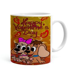 Khakee White & Brown Text or Slogans Printed Ceramic Glossy Mug 325 ml-picture-29