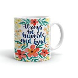 Khakee White & Blue Text or Slogans Printed Ceramic Glossy Mug 325 ml-picture-47