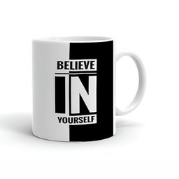 Khakee White & Black Printed Ceramic Glossy Mugs Set of Cups and Mugs-picture-47