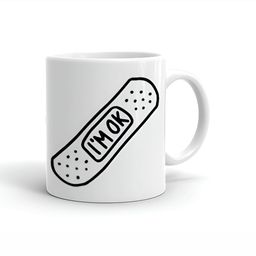Khakee White & Black Printed Microwave Safe Glossy Finish Ceramic Mug 325 ml-picture-27