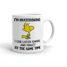 Khakee White & Black Text or Slogans Printed Microwave Safe Ceramic Glossy Mug 325 ml-picture-36