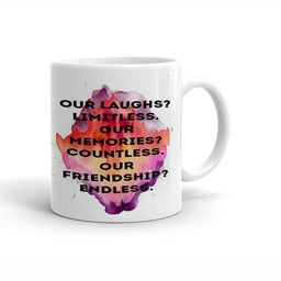 Khakee White & Purple Printed Ceramic Glossy Mug 325 ml-picture-42