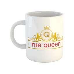ARTBUG White & Yellow Text Or Slogans Printed Ceramic Glossy Mug 350ml-picture-14