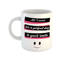 ARTBUG White & Black Printed Ceramic Glossy Mug 350 ml-picture-26