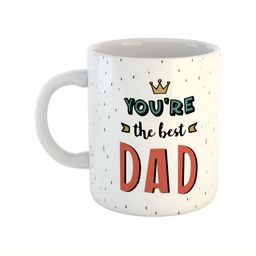 ARTBUG White Printed Ceramic Glossy Mugs-picture-4