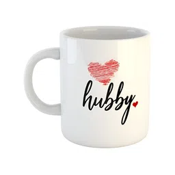 ARTBUG White & Red Printed Ceramic Glossy Mugs-picture-13