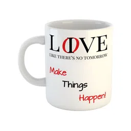 ARTBUG White Printed Ceramic Glossy Mug 350 ml-picture-17