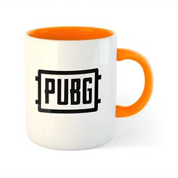 ARTBUG Orange & White Printed Ceramic Glossy Mug 350 ml image 5