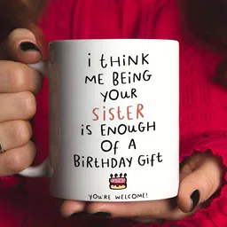 Khakee White & Black Printed Ceramic Glossy Mugs image 5