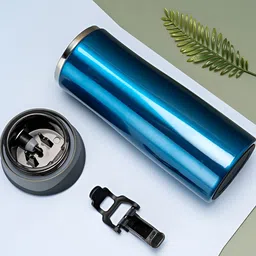 Wosta Blue & Black Stainless Steel Core Solid Glossy 500ML-picture-27
