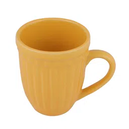 Homesake Set Of 2 Yellow Textured Handmade Irish Coffee Tea & Beer Mugs image 3