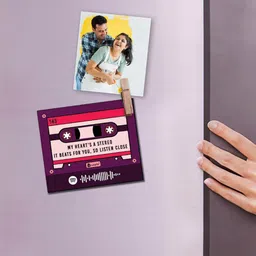 Indigifts Red & White 9 Pieces Coffee Mug and Photo Clips Rose Greeting Card and Teddy image 4