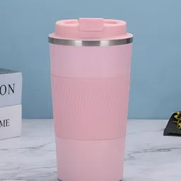 Wosta Pink Stainless Steel Coffee Mugs With Lid 510 ML-picture-28