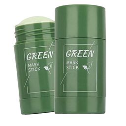Adbeni Set Of 2Green Tea Purifying Clay Stick Mask Oil Control Anti-acne Face Mask-40gEach-picture-5