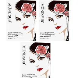 MONDSUB Set Of 3 Deep Brightening & Whitening Face Sheet Mask-picture-12