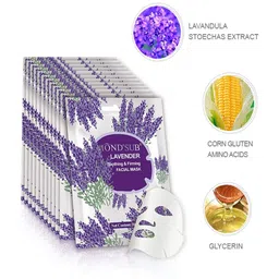 MONDSUB Set Of 5 Brightening Whitening & Tightening Face Sheet Masks image 3