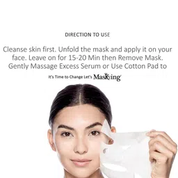 MasKing Set of 2 Bamboo Beauty Facial Sheet Masks - 20 g Each image 4