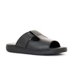 Khadims Men Black & White Comfort Sandals image 1