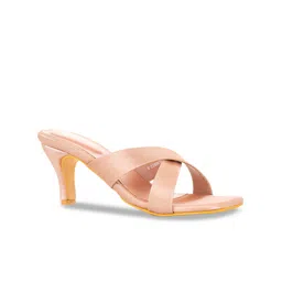 Khadims Pink Open Toe Solid Slim Sandals-picture-17