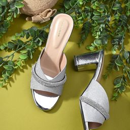 CLOG LONDON Embellished Open Toe Block Heels-picture-35