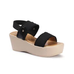 VENDOZ Open Toe Wedge Heels image 2