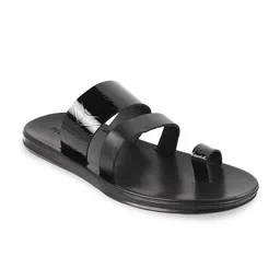 Mochi Men Textured Leather Comfort Sandals image 4