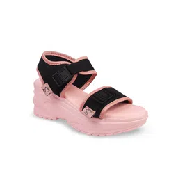 Shoetopia Girls Colourblocked Open Toe Wedge Heels image 4