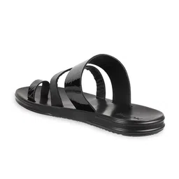 Mochi Men Textured Leather Comfort Sandals image 3