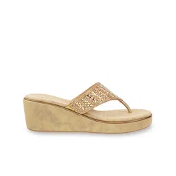 Mochi Women Embellished Wedge Heels image 3