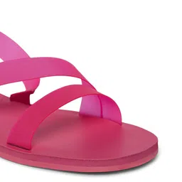 Forever Glam by Pantaloons Women Fuchsia Open Toe Flats image 4