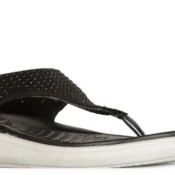 bata comfit Bata Women Embellished T-Strap Flats image 5