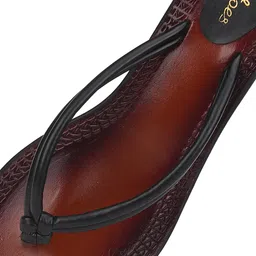 Picktoes Open Toe Leather Block Heels image 2