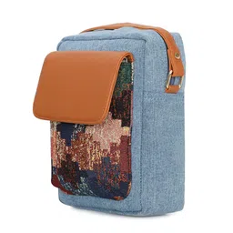 NR By Nidhi Rathi Self Design Structured Sling Bag image 3