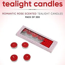 Sitara Crafts Red 100 Pieces Scented Tealight Candles image 2