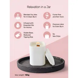 andMe White 1 pieces Jar Candle image 3