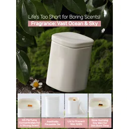 andMe White 1 pieces Jar Candle image 5
